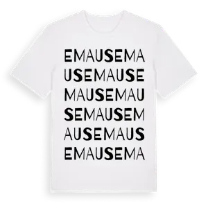 Emaus ordlek t-shirt – ekologisk bomull t-shirt från Pinshirt
