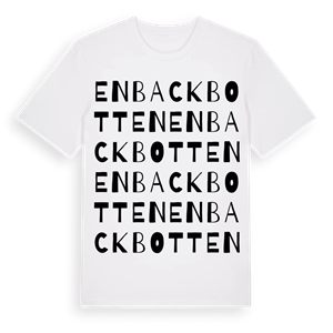 Enback botten ordlek t-shirt – ekologisk bomull t-shirt från Pinshirt