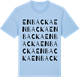 Blue Soul t-shirt med Enbacka ordlek t-shirt