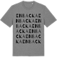 Mid Heather Gray t-shirt med Enbacka ordlek t-shirt