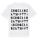 White t-shirt med Engelbrektshyttan ordlek t-shirt