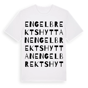 Engelbrektshyttan ordlek t-shirt – ekologisk bomull t-shirt från Pinshirt