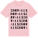 Pink Cotton t-shirt med Engvalls ordlek t-shirt