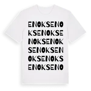 Enoks ordlek t-shirt – ekologisk bomull t-shirt från Pinshirt