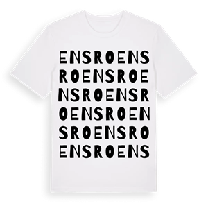 Ensro ordlek t-shirt – ekologisk bomull t-shirt från Pinshirt