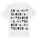 Erik-Matsbo ordlek t-shirt