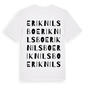 Erik Nilsbo ordlek t-shirt – ekologisk bomull t-shirt från Pinshirt