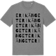 Mid Heather Gray t-shirt med Erikänget ordlek t-shirt