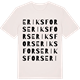 Vintage White t-shirt med Eriksfors ordlek t-shirt