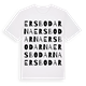 Ersbodarna ordlek t-shirt