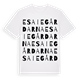 Esaiegårdarna ordlek t-shirt