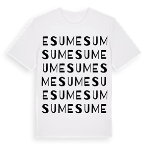 Esum ordlek t-shirt – ekologisk bomull t-shirt från Pinshirt