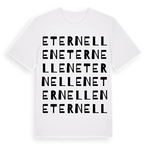 Eternellen ordlek t-shirt – ekologisk bomull t-shirt från Pinshirt