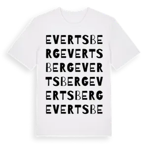 Evertsberg ordlek t-shirt – ekologisk bomull t-shirt från Pinshirt