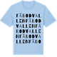 Blue Soul t-shirt med Fäbodvallen ordlek t-shirt