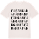 Vintage White t-shirt med Fåfängan ordlek t-shirt