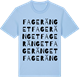 Blue Soul t-shirt med Fageränget ordlek t-shirt