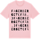 Pink Cotton t-shirt med Fagerberget (fäb.) ordlek t-shirt