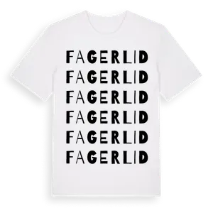 Fagerlid ordlek t-shirt – ekologisk bomull t-shirt från Pinshirt