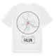 White t-shirt med Falun t-shirt