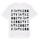 White t-shirt med Fämtberget ordlek t-shirt