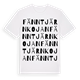 Fänntjärnkojan ordlek t-shirt