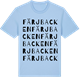 Blue Soul t-shirt med Färjbacken ordlek t-shirt