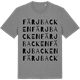 Mid Heather Gray t-shirt med Färjbacken ordlek t-shirt