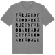 Mid Heather Gray t-shirt med Färjeby fäbodar ordlek t-shirt
