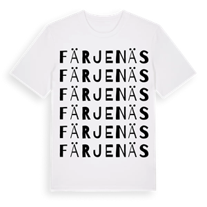 Färjenäs ordlek t-shirt – ekologisk bomull t-shirt från Pinshirt
