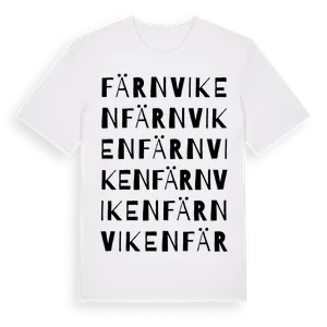Färnviken ordlek t-shirt – ekologisk bomull t-shirt från Pinshirt