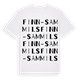 Finn-Sammils ordlek t-shirt
