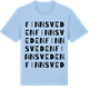 Blue Soul t-shirt med Finn Sveden ordlek t-shirt