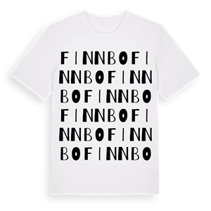 Finnbo ordlek t-shirt – ekologisk bomull t-shirt från Pinshirt