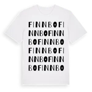 Finnbo ordlek t-shirt – ekologisk bomull t-shirt från Pinshirt