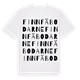 White t-shirt med Finnfäbodarne ordlek t-shirt