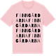 Pink Cotton t-shirt med Finngårdarna ordlek t-shirt