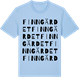 Blue Soul t-shirt med Finngärdet ordlek t-shirt