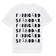 Finngärds Fäbodar ordlek t-shirt