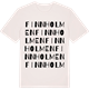 Vintage White t-shirt med Finnholmen ordlek t-shirt