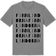 Mid Heather Gray t-shirt med Finnlindorna ordlek t-shirt