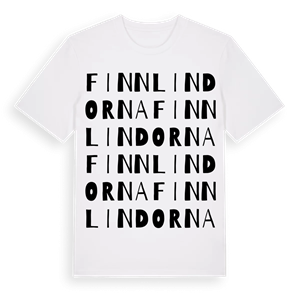 Finnlindorna ordlek t-shirt – ekologisk bomull t-shirt från Pinshirt