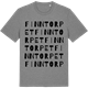 Mid Heather Gray t-shirt med Finntorpet ordlek t-shirt