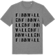 Mid Heather Gray t-shirt med Finnvallen ordlek t-shirt