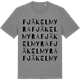 Mid Heather Gray t-shirt med Fjäkelmyra ordlek t-shirt