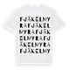 Fjäkelmyra ordlek t-shirt