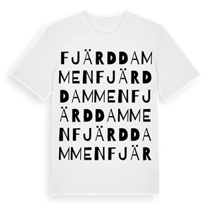 Fjärddammen ordlek t-shirt – ekologisk bomull t-shirt från Pinshirt