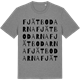 Mid Heather Gray t-shirt med Fjätbodarna ordlek t-shirt