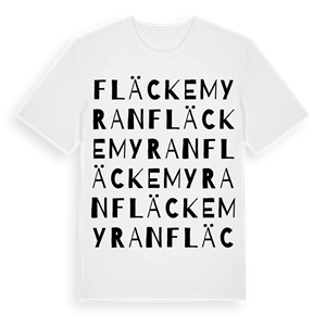 Fläckemyran ordlek t-shirt – ekologisk bomull t-shirt från Pinshirt