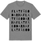 Mid Heather Gray t-shirt med Flatfäbodarna ordlek t-shirt